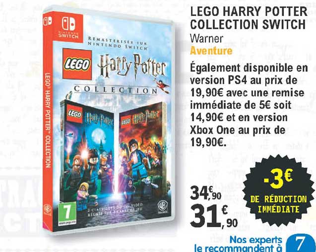lego harry potter collection switch - warner