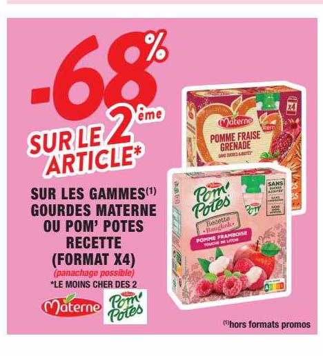 les gammes gourdes materne ou pom' potes recette