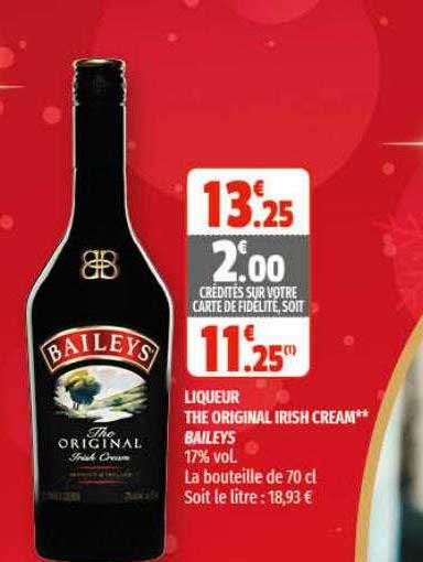 liqueur the original irish cream baileys