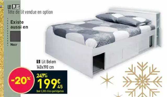 lit belem 140x190 cm