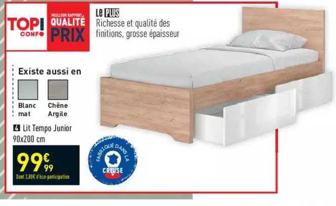 lit tempo junior 90x200 cm