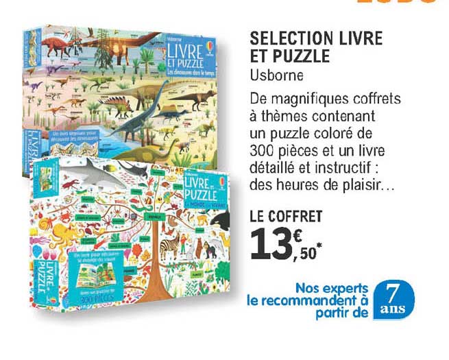 livre et puzzle - usborne