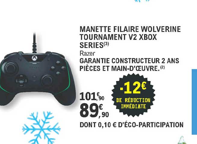 manette filaire wolverine tournament v2 xbox series