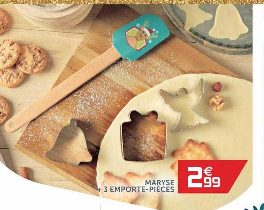 maryse + 3 emporte-pièces