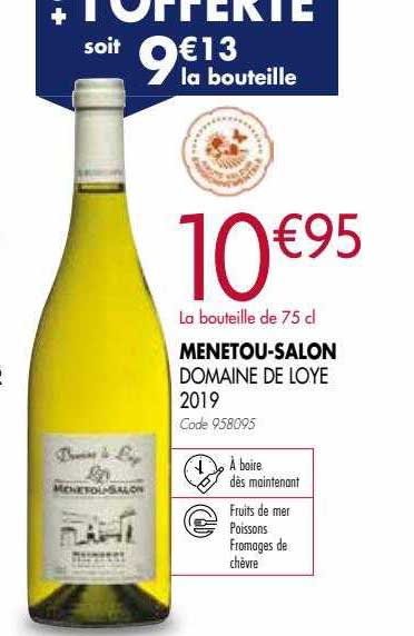 menetou-salon domaine de loye 2019