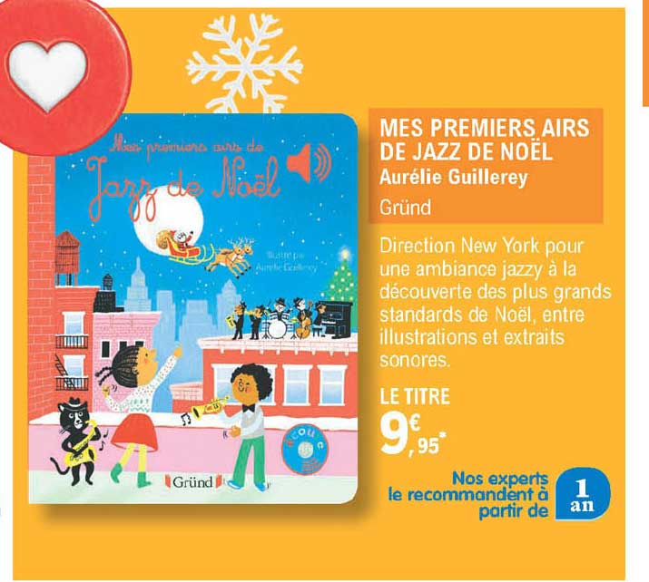 mes premiers airs de jazz de noël - aurélie guillerey