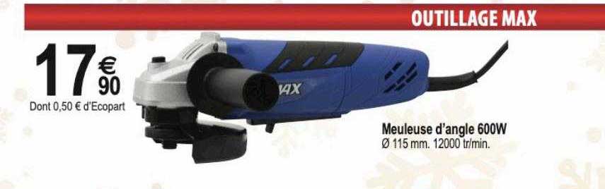 meuleuse d'angle 600w