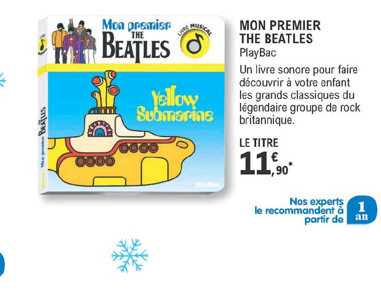 mon premier the beatles - playBac