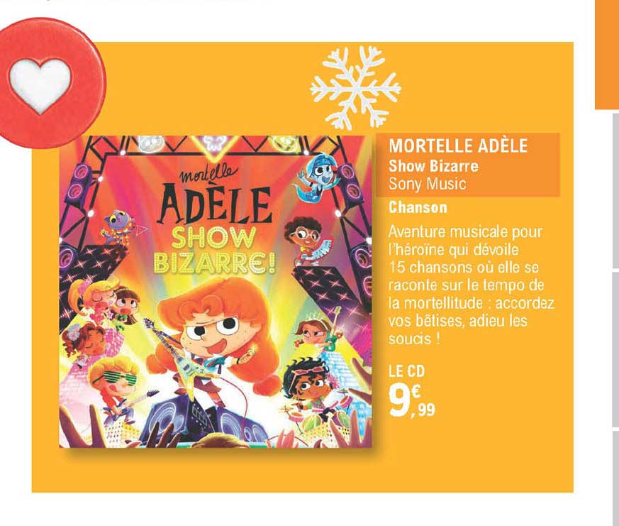 mortelle adèle - show bizarre -