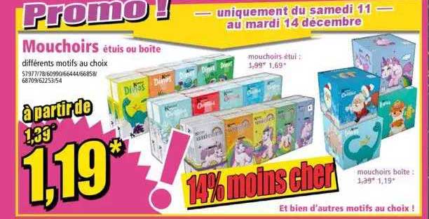 Mouchoirs étuis Ou Boite