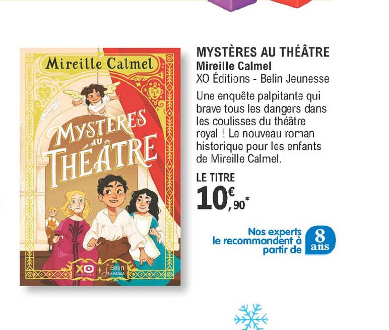 mystères au théâtre - mireille calmel