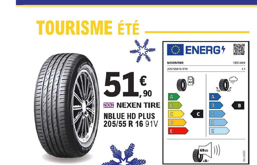 nblue hd plus 205-55 r 16 91v nexen tire