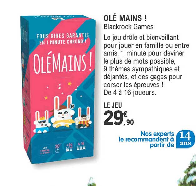 olé mains ! blackrock games