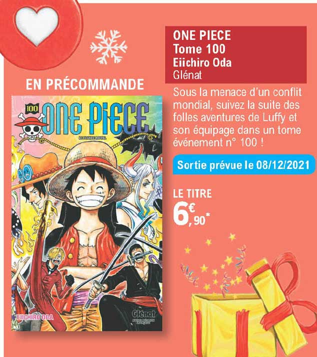 one piece - tome 100 eiichiro oda - glénat