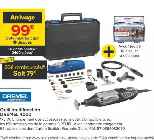 Outil Multifonction Dremel 4000