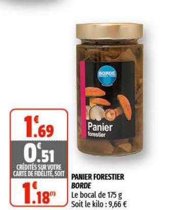 panier forestier borde