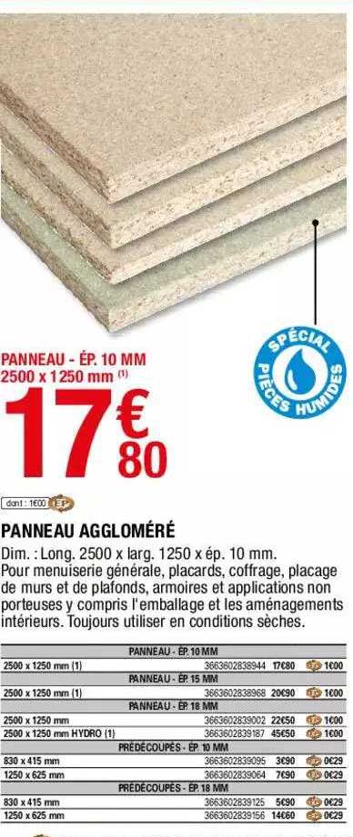 Panneau Aggloméré
