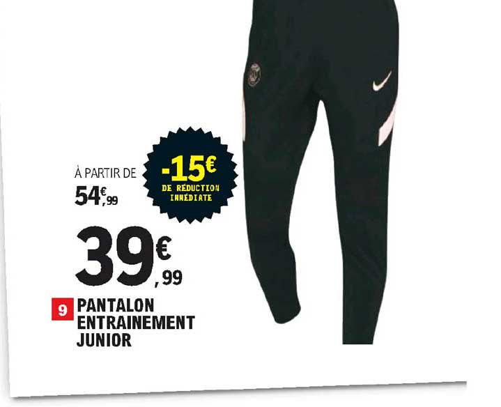 Pantalon Entrainement Junior