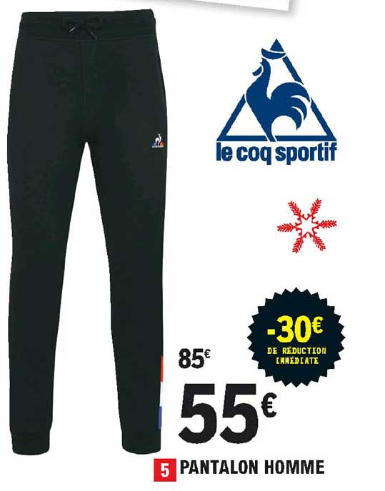 pantalon homme le coq sportif