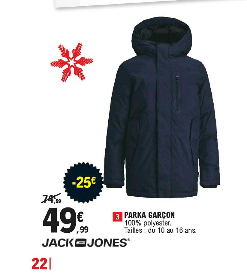 parka garçon jack jones