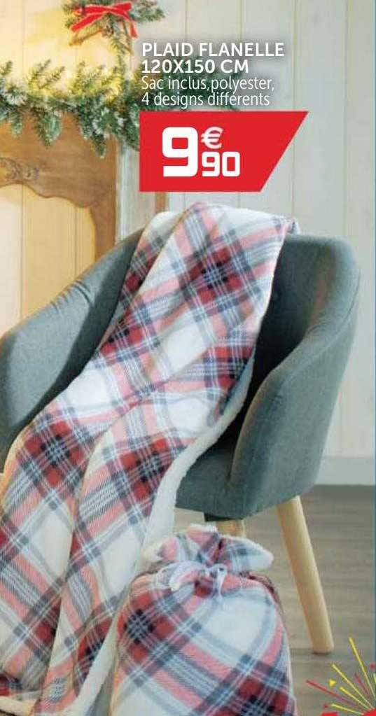 Plaid Flanelle 120x150 Cm