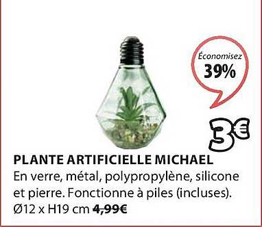 plante artificielle michael