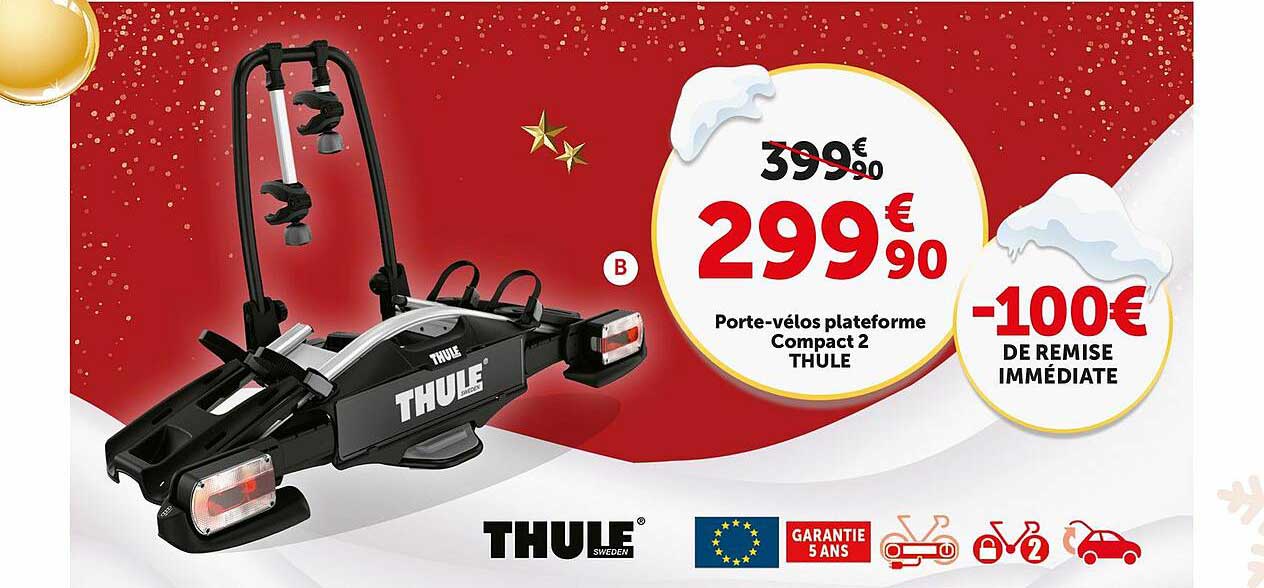 porte-vélos plateforme compact 2 thule