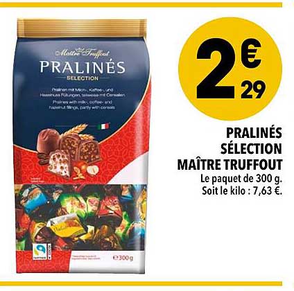 pralinés sélection maître truffout
