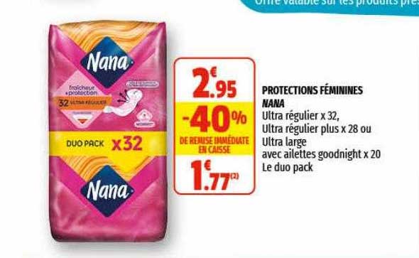 protections féminines nana