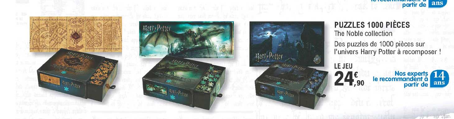 puzzles 1000 pièces - the noble collection