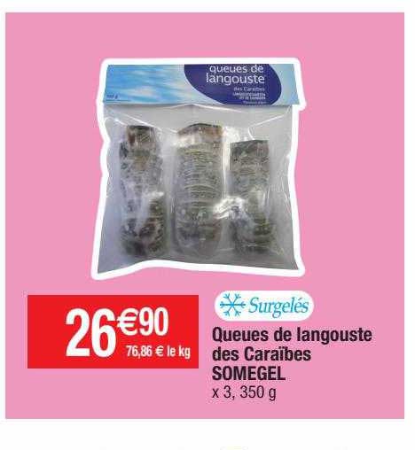 queues de langouste des caraïbes somegel