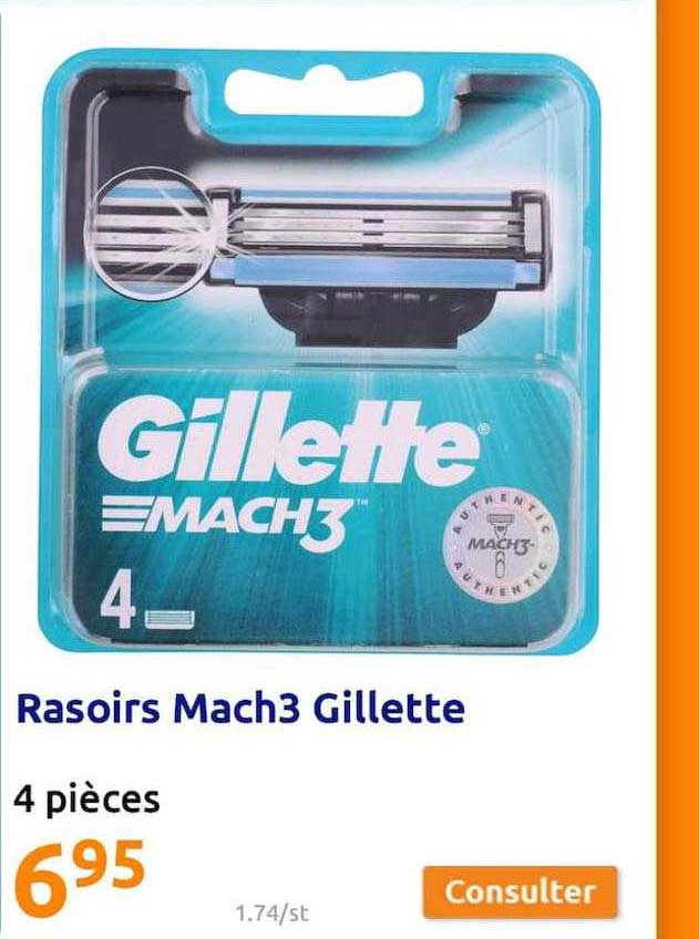 rasoirs mach3 gillette