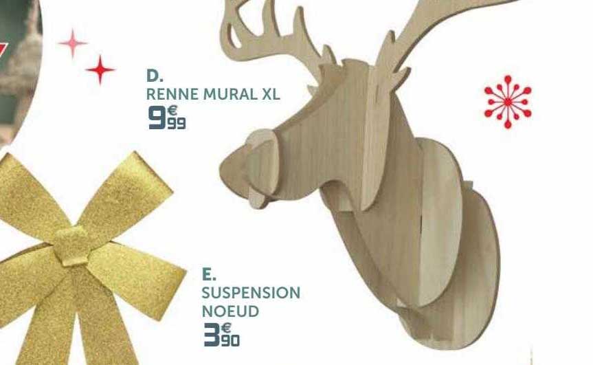 Renne Mural Xl Suspension Noeud