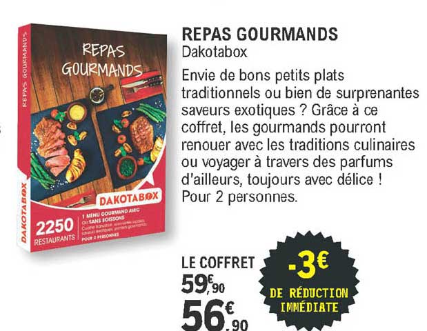 repas gourmands dakotabox