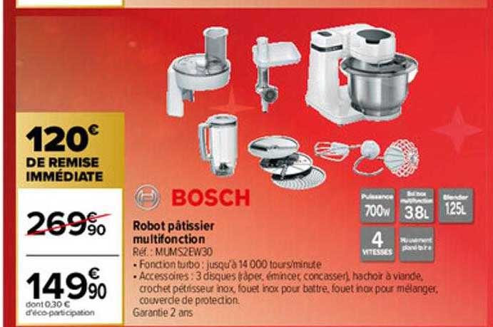 Robot Pâtissier Multifonction Bosch