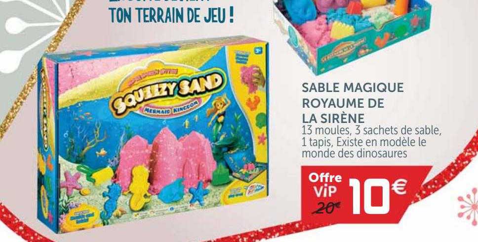 sable magique royaume de la sirène