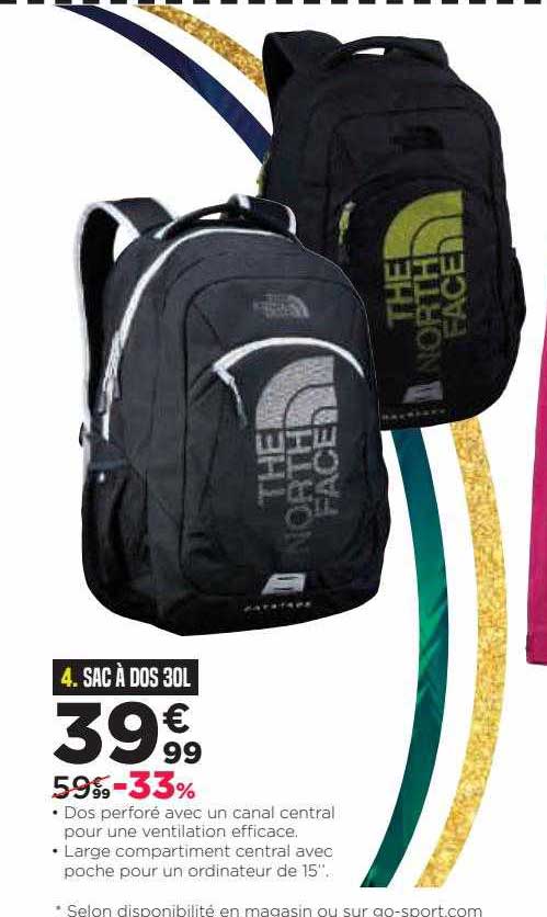 sac à dos 30l the north face
