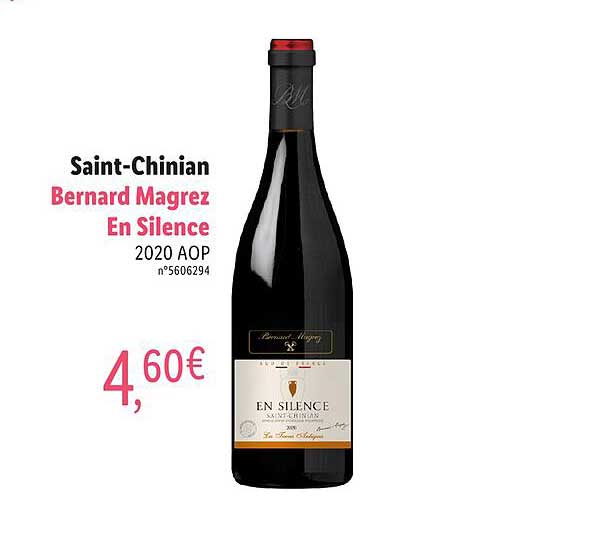 saint-chinian bernard magrez en silence 2020 aop