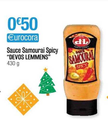 sauce samourai spicy "devos lemmens"