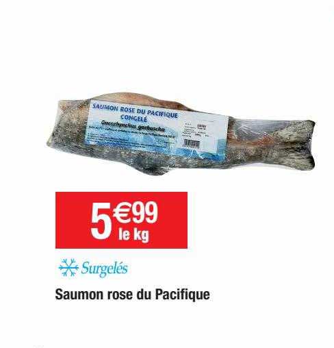 Saumon Rose Du Pacifique