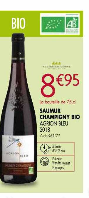 saumur champigny bio agrion bleu 2018