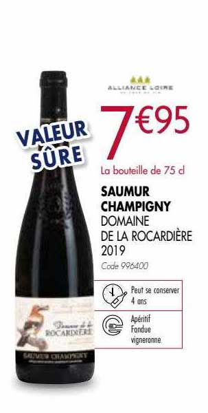 saumur champigny domaine de la rocardière 2019