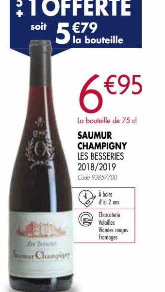 saumur champigny les besseries 2018 - 2019