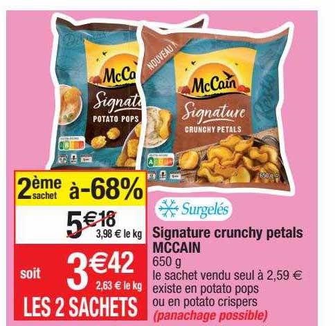 signature crunchy petals mcCain