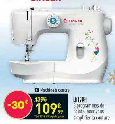 singer machine à coudre