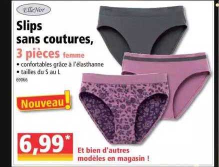 slips sans coutures ellnor