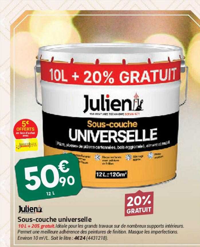 sous-couche universelle julien