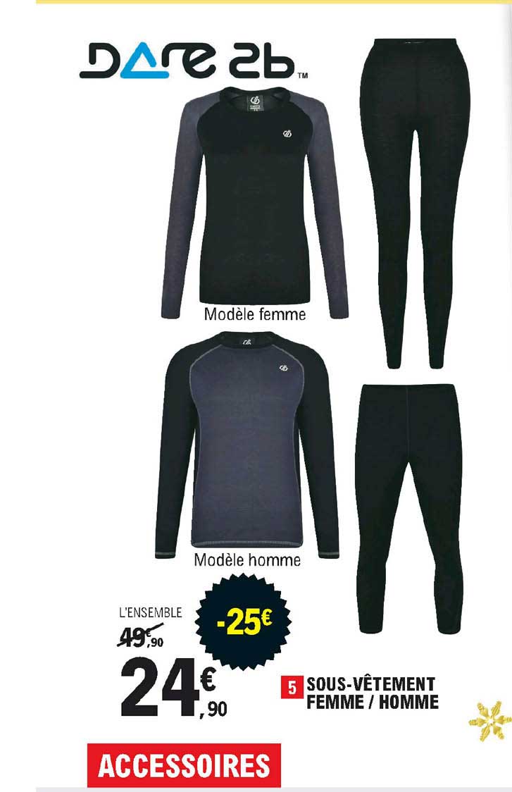 sous-vêtement femme homme