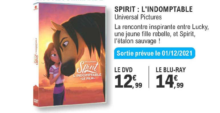 spirit : l'indomptable