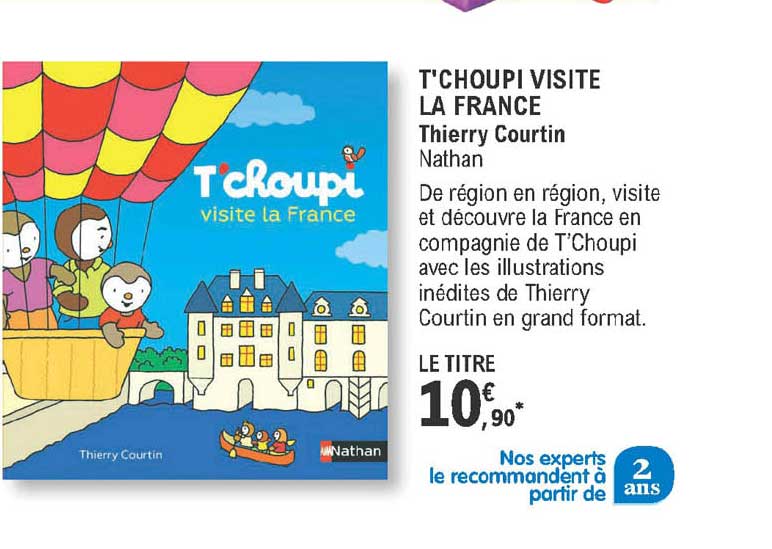 t'choupi visite la france - therry courtin